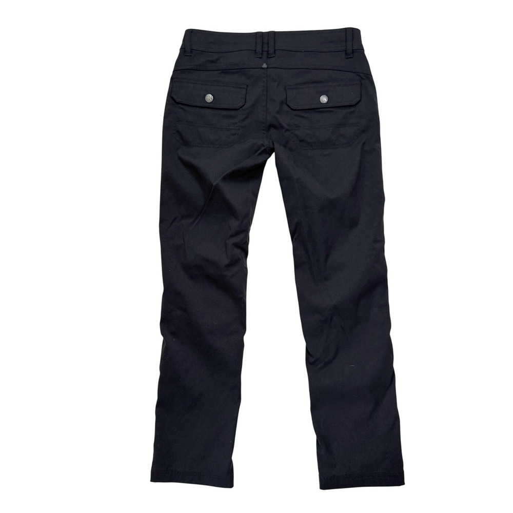 Prana Halle Hiking Pants Black Stretch Zion UPF 50+ Water Repellent Size 6 - Picture 5 of 8